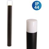 näve Sockelleuchte »Torcia«, 1 flammig, Leuchtmittel E27  ohne Leuchtmittel, Aluminium schwarz 1 x E27 exkl. Leuchtmittel IP44 Höhe 80cm