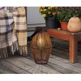 näve LED Solarleuchte »Korbinian«, 1 flammig, Schnurbespannung, inkl. Lichtbulb mit LED, warmweißes Licht, Henkel