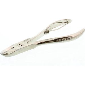 Nagelknipper - Geruite Handgreep - 12 cm - Nikkel - 1 Stuk