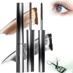 Lijieyou Krullende Mascara Met Metalen Wand - Volledig en Zacht, Waterproof, Voor Volle Krullen (Mix)