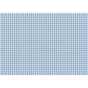 Brunnen 102250230 indexkaart (A5 geruit, 100 stuks, gelast) blauw