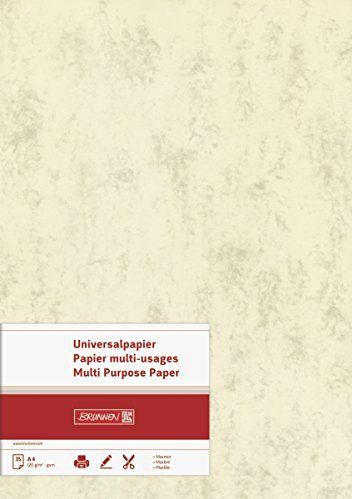 Universalpapier A4 Marmor 120g qm chamois VE=35 Blatt