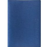 Bewerbungsmappe Karton Linienstruktur 2-teilig blau
