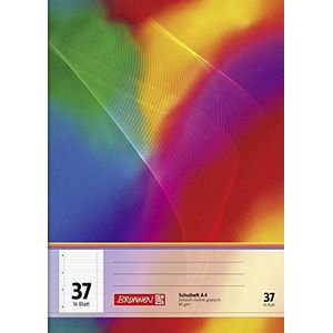 25 x Brunnen Schulheft A4 Lineatur 37 16 Blatt mehrfarbig