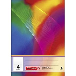 25 x Brunnen Schulheft A5 32 Blatt liniert