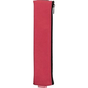 Brunnen 104903523 pennenetui Colour Code met elastische band (21 x 5 x 1 cm, in suède-look) rood