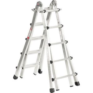 Telescopische Ladder 3,2m SOFT CLOSE - 150kg EN131-6 Met Stabilisator