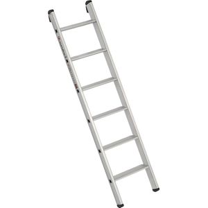 euroline Aanlegladder met treden, breedte 380 mm, 6 treden