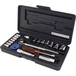 Brüder Mannesmann - M 206 Dopsleutelset - 20-delig - Speciaal Staal