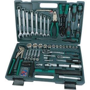 Brüder Mannesmann - 29099 - Zeer complete Gereedschapskoffer (met inhoud) - 99-delig - duurzaam - chroom-vanadium staal - hoge kwaliteit