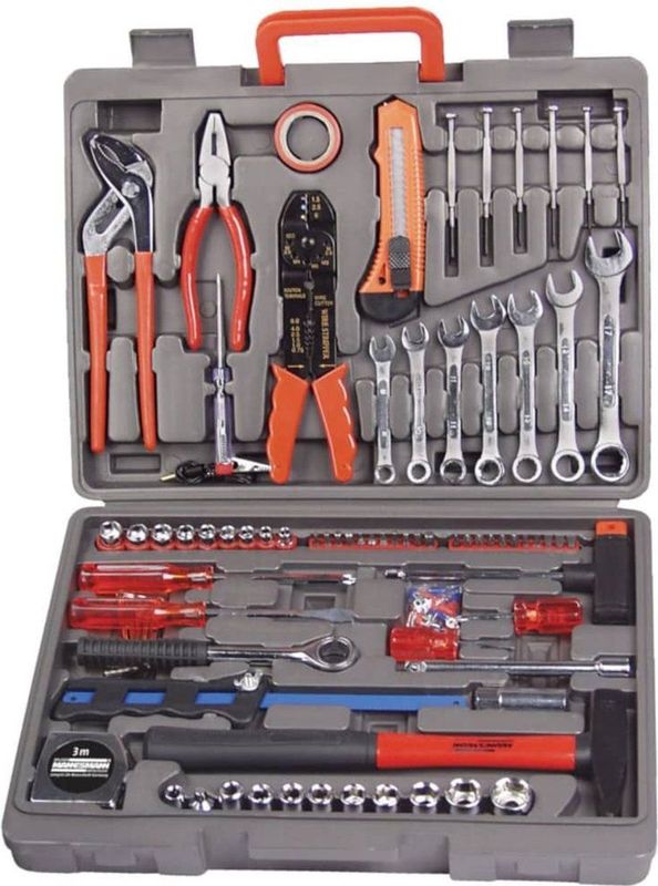 Brüder Mannesmann - Handgereedschapset - 555-delig - Hoogwaardige Materialen