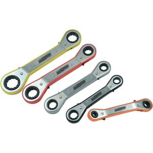 Brüder Mannesmann M27405 Ringsleutelset 5-delig Sleutelbreedte (metrisch) (alleen voor ADT) 9 - 21 mm