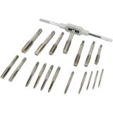 Brüder Mannesmann - 32-delige Tappen- en Snijmoerset - Zilver/Zwart/Groen - Staal