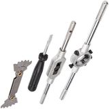 Brüder Mannesmann - 32-delige Tappen- en Snijmoerset - Zilver/Zwart/Groen - Staal