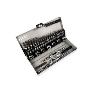 Brüder Mannesmann - 32-delige Tappen- en Snijmoerset - Zilver/Zwart/Groen - Staal