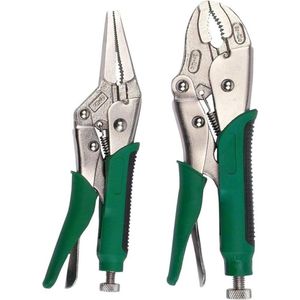 Mannesmann griptangenset - 2-delig - Green Line - Molybdeen staal