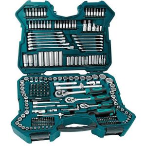 Brüder Mannesmann M98430 Dopsleutelset Metrisch 1/4 (6.3 Mm - 3/8 (10 Mm - 1/2 (12.5 Mm) 215-delig