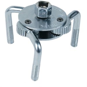 Brüder Mannesmann - Oliefiltersleutel - 3-armig Klauwmodel - Verstelbaar van Ø 75 t/m 130 mm