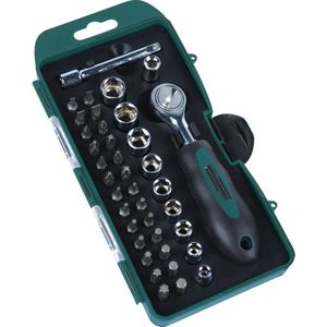 Brüder Mannesmann Dop- en bitset 38 dlg 1/4 (Hobby) - 29891