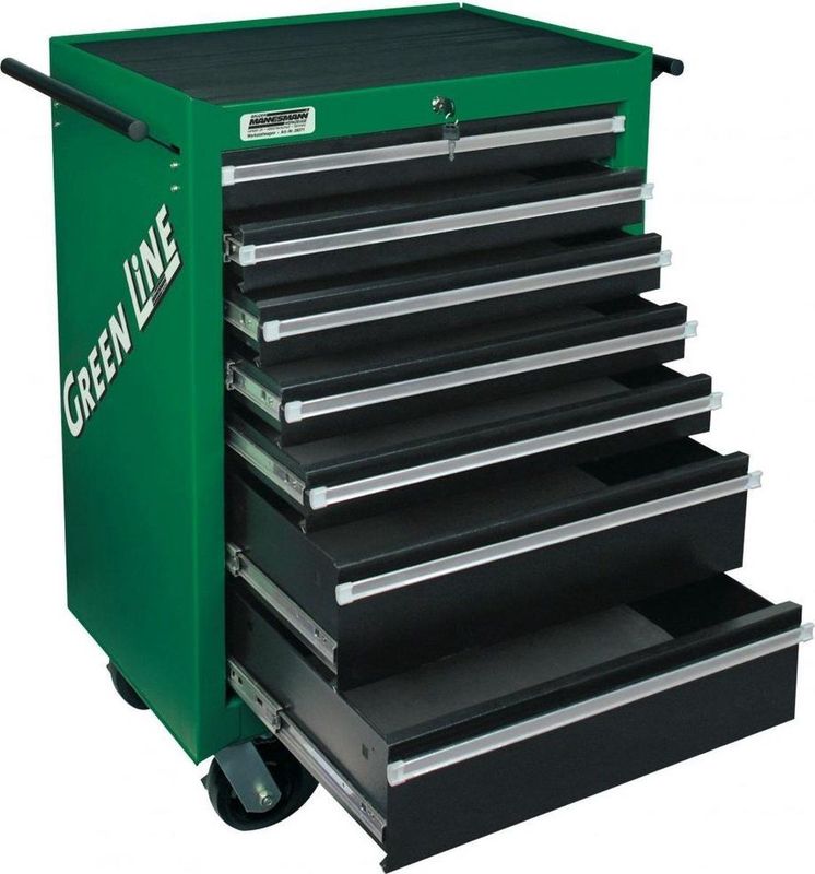Mannesmann Gereedschapswagen Leeg  - 7 Lades - Groen
