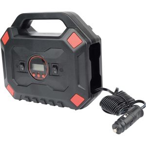 Brüder Mannesmann - Compressor - Zwart/Rood - Kunststof - 12 V