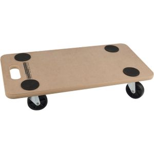 Bruder Mannesmann Meubelroller transporthulp - MDF hout - zwenkwielen - 200 kilo draagvermogen - meubelhondje