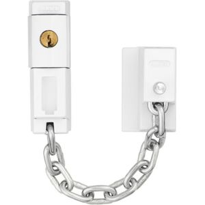 ABUS SK79 Deurketting voor voordeur en huisdeur, afsluitbare veiligheidsketting met kinderbeveiliging, geschikt voor deuren die links en rechts sluiten