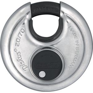 Abus Hangslot Discus 70 X 10 Mm Zilver/zwart