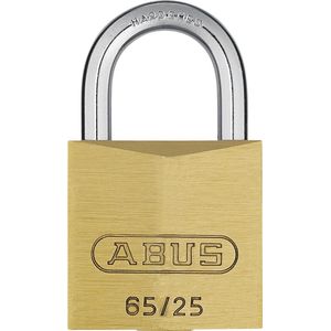ABUS - Hangslot Gelijksluitend - 65/25 - Messing - Gehard Staal
