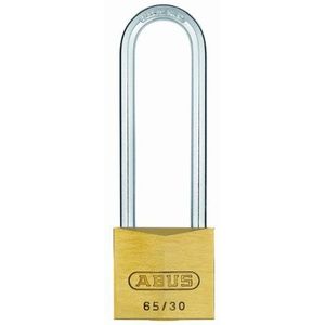 ABUS 12293 60mm lange beugel messing hangslot met 6301 Alike Keyed