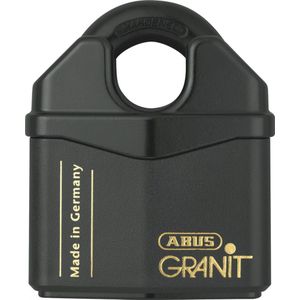 ABUS Hangslot GRANIT™, staal, 37RK/80 B/DFNLI, zwart