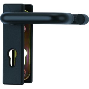 ABUS - KFG - Hulpstuk voor Brandwerende Deuren - Zwart - Korte Afdekplaat met Handgreep