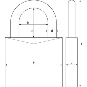 ABUS Hangslot 37/55 B/Dfnli - 37/55 C - 37/55 C