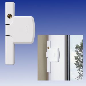ABUS Raambijzetslot - wit - 156 x 24 x 69 mm (lxbxh) - AL0125