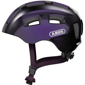 Abus Youn-I 2.0 Black Violet mit LED Rücklicht