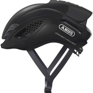 ABUS GameChanger Racehelm, aerodynamische fietshelm met optimaal ventilatiesysteem, uniseks, zwart, maat M