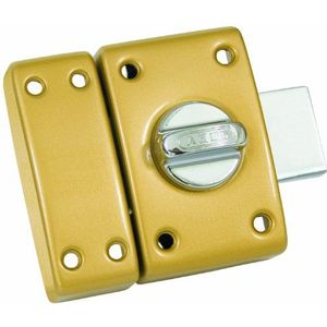 ABUS CLK CB 50 B C slot met cilinder en knop, 50 mm, bronskleurig