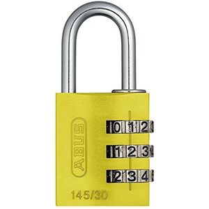 ABUS Aluminium Cijferslot 145/30, Geel, 46618