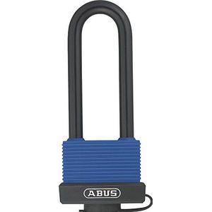 ABUS Messing hangslot Aqua Safe 70IB/50HB80 met hoge beugel, weerbestendig, roestvrijstalen beugel voor extra bescherming tegen corrosie, kunststof ommanteling, ABUS-veiligheidsniveau 6