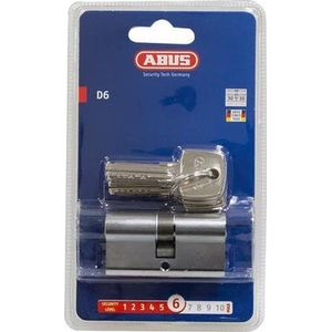 Abus SLOTCILINDER D6 30X40MM NIKKEL 5K, NAS accessoires