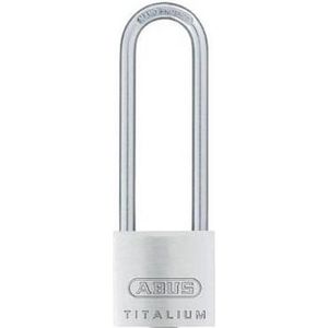 ABUS Hangslot Titalium 64TI/30HB60 - met hoge beugel - kelderslot met slot van speciaal aluminium - geharde stalen beugel - ABUS-veiligheidsniveau 4