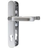 ABUS Deurbeslag SRG92N F1 - deurbeslag voor huisdeuren - met dubbelzijdige deurklink - voor deuren met smalle frame - aluminium