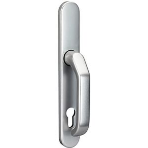 ABUS Deurbeslag SRG92N F1 - deurklink voor huisdeuren - met dubbelzijdige deurklink - voor deuren met smal frame - aluminium