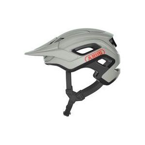 ABUS CliffHanger MTB-helm - fietshelm voor veeleisende trails - met grote ventilatieopeningen & TriVider bandjessysteem - voor mannen en vrouwen - grijs, maat L