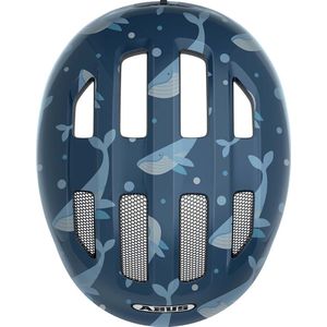 Abus Smiley Fietshelm Kinderen Blue Whale