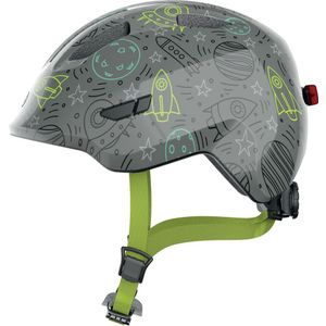 Abus Smiley 3.0 Led - Fietshelm - Kinderen Grey Space M (50 - 55 cm)