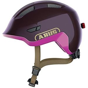 Abus Kinderhelm Smiley 3.0 M LED Royal Purple