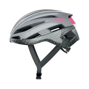 ABUS StormChaser Lichte en comfortabele racefietshelm, professionele fietshelm voor dames en heren, grijs/roze, maat S