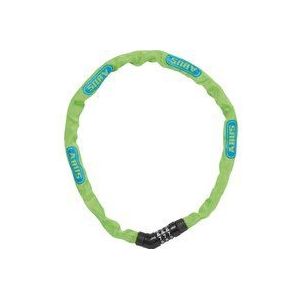 ABUS 72480 kettingslot Steel-O-Chain 4804C/75 Lime, fietsslot van staal, veiligheidsniveau 3-75 cm, geel/groen