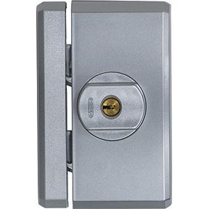 Abus Ts96A Al0125 slot met vergrendeling, slot voor ramen met intuïtieve vergrendeling en alarm, met sleutel, veiligheidsniveau: 10, 78551, zilver